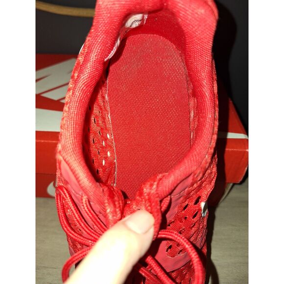 Nike Roshe One Flight Red Size 5.5 Youth 705485-601 - Picture 6 of 11